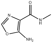 4-Oxazolecarboxamide,5-amino-N-methyl-(8CI) Struktur