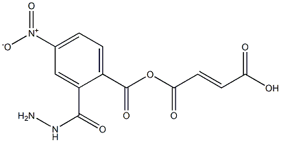 (E)-4-[2-(4-nitrobenzoyl)hydrazino]-4-oxo-2-butenoic acid Struktur