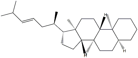 5β-Cholest-23-ene Struktur