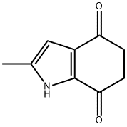 1H-Indole-4,7-dione,5,6-dihydro-2-methyl-(9CI) Struktur