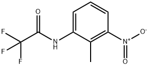 2,2,2-trifluoro-N-(2-methyl-3-nitrophenyl)acetamide Struktur