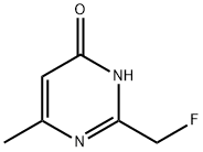 4-Pyrimidinol, 2-(fluoromethyl)-6-methyl- (6CI,8CI) Struktur