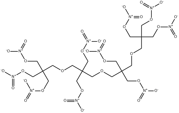 TETRAPENTAERYTHRITOL DECANITRATE) Struktur