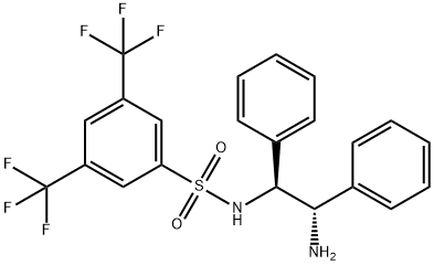 1S,2S-N-(3,5-雙(三氟甲基)苯磺?；?-1,2-二苯基乙二胺, 313342-22-2, 結(jié)構(gòu)式