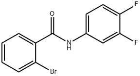 2-bromo-N-(3,4-difluorophenyl)benzamide Struktur