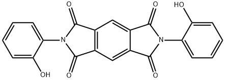 2,6-Bis(2-hydroxyphenyl)benzo[1,2-c:4,5-c']dipyrrole-1,3,5,7(2H,6H)-tetrone Struktur