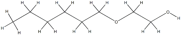 Poly(oxy-1,2-ethanediyl), .alpha.-hexyl-.omega.-hydroxy- Struktur