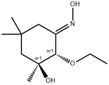 Cyclohexanone, 2-ethoxy-3-hydroxy-3,5,5-trimethyl-, oxime, (1E,2R,3S)-rel- (9CI) Struktur