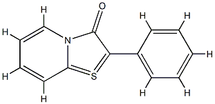 anhydro-2-phenyl-3-hydroxythiazolo(3,2-a)pyridinium Struktur