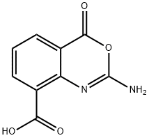 4H-3,1-Benzoxazine-8-carboxylicacid,2-amino-4-oxo-(8CI) Struktur