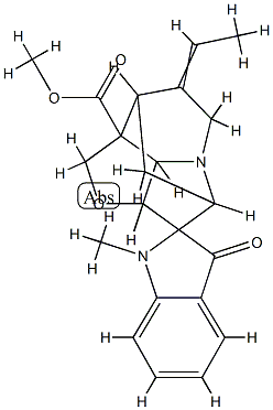 17-Deoxy-6β,17-epoxyvoachalotine pseudoindoxyl Struktur