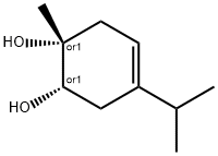 4-Cyclohexene-1,2-diol,1-methyl-4-(1-methylethyl)-,(1R,2S)-rel-(9CI) Struktur