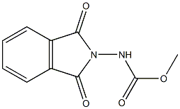 methyl 1,3-dioxo-1,3-dihydro-2H-isoindol-2-ylcarbamate Struktur