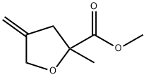 2-Furancarboxylicacid,tetrahydro-2-methyl-4-methylene-,methylester(9CI) Struktur