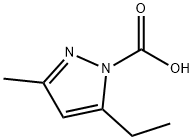 1H-Pyrazole-1-carboxylicacid,5-ethyl-3-methyl-(9CI) Struktur