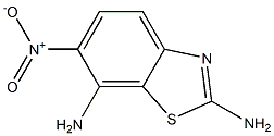 2,7-Benzothiazolediamine,6-nitro-(9CI) Struktur