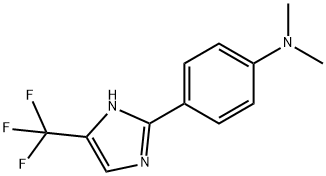 BenzenaMine, N,N-diMethyl-4-[5-(trifluoroMethyl)-1H-iMidazol-2-y Struktur