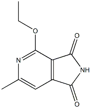 1H-Pyrrolo[3,4-c]pyridine-1,3(2H)-dione,4-ethoxy-6-methyl-(9CI) Struktur