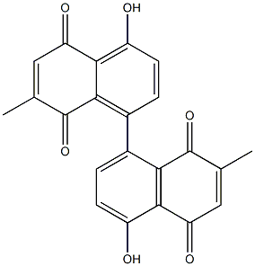 8,8'-biplumbagin Struktur