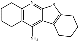 1,2,3,4,7,8,9,10-octahydro[1]benzothieno[2,3-b]quinolin-11-amine Struktur