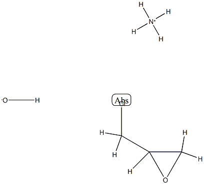 (chloromethyl)-oxiran polymer with ammonium hydroxide Struktur