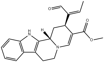 Isovallesiachotamine Struktur