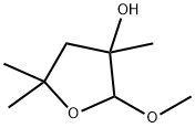 3-Furanol,tetrahydro-2-methoxy-3,5,5-trimethyl-(9CI) Struktur