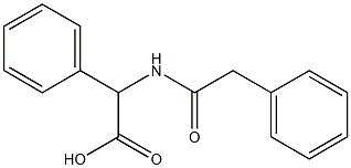 phenacetyl-D-alpha aminophenylacetic acid Struktur