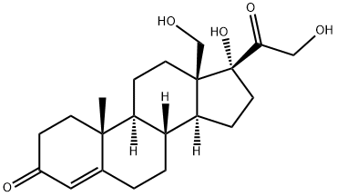 18-hydroxy-11-deoxycortisol Struktur