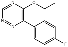 1,2,4-Triazine,5-ethoxy-6-(4-fluorophenyl)-(9CI) Struktur