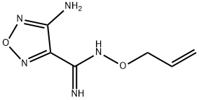 1,2,5-Oxadiazole-3-carboximidamide,4-amino-N-(2-propenyloxy)-(9CI) Struktur