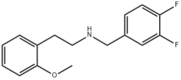 N-(3,4-difluorobenzyl)-2-(2-methoxyphenyl)ethanamine Struktur