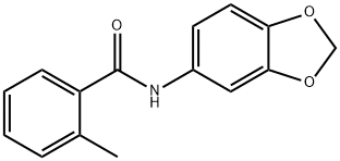 N-(1,3-benzodioxol-5-yl)-2-methylbenzamide Struktur