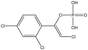 2,4-Dichloro-α-(chloromethylene)benzenemethanol dihydrogen phosphate Struktur