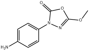 3-(4-AMINOPHENYL)-5-METHOXY-1,3,4-OXADIAZOL-2(3H)-ONE Struktur