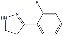 1H-Pyrazole,3-(2-fluorophenyl)-4,5-dihydro-(9CI) Struktur