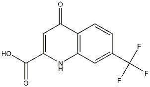 4-Hydroxy-7-trifluoromethylquinoline-2-carboxylic acid Struktur