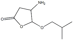 2(3H)-Furanone,4-aminodihydro-5-(2-methylpropoxy)-(9CI) Struktur