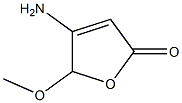 2(5H)-Furanone,4-amino-5-methoxy-(9CI) Struktur