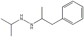 1-Isopropyl-2-(α-methylphenethyl)hydrazine Struktur