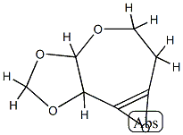 1,3-Dioxolo[4,5-b]oxireno[d]oxepin  (9CI) Struktur