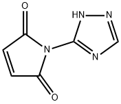 1H-Pyrrole-2,5-dione, 1- (1H-1,2,4-triazol-3-yl)- Struktur