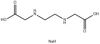 Glycine, N,N-1,2-ethanediylbis-, disodium salt Struktur