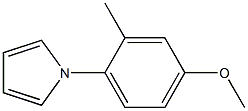 1H-Pyrrole,1-(4-methoxy-2-methylphenyl)-(9CI) Struktur