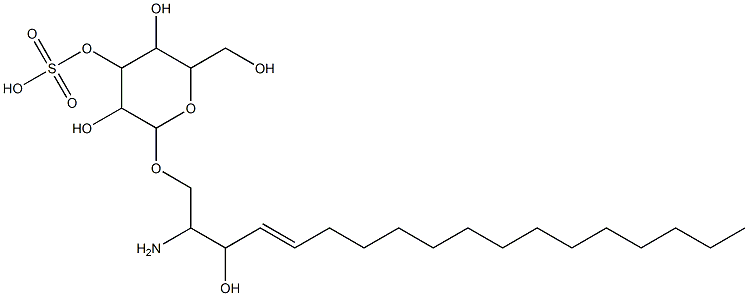 LYSOSULFATIDE FROM BOVINE BRAIN Struktur