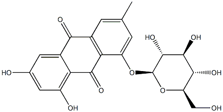 Emodin 8-glucoside Struktur