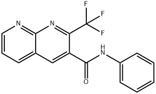 1,8-Naphthyridine-3-carboxamide,N-phenyl-2-(trifluoromethyl)-(9CI) Struktur