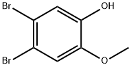 4,5-dibromo-2-methoxyphenol Struktur