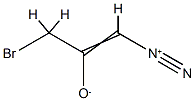 Propanal,  3-bromo-2-oxo-,  one Struktur