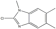 1H-Benzimidazole,2-chloro-1,5,6-trimethyl-(9CI) Struktur